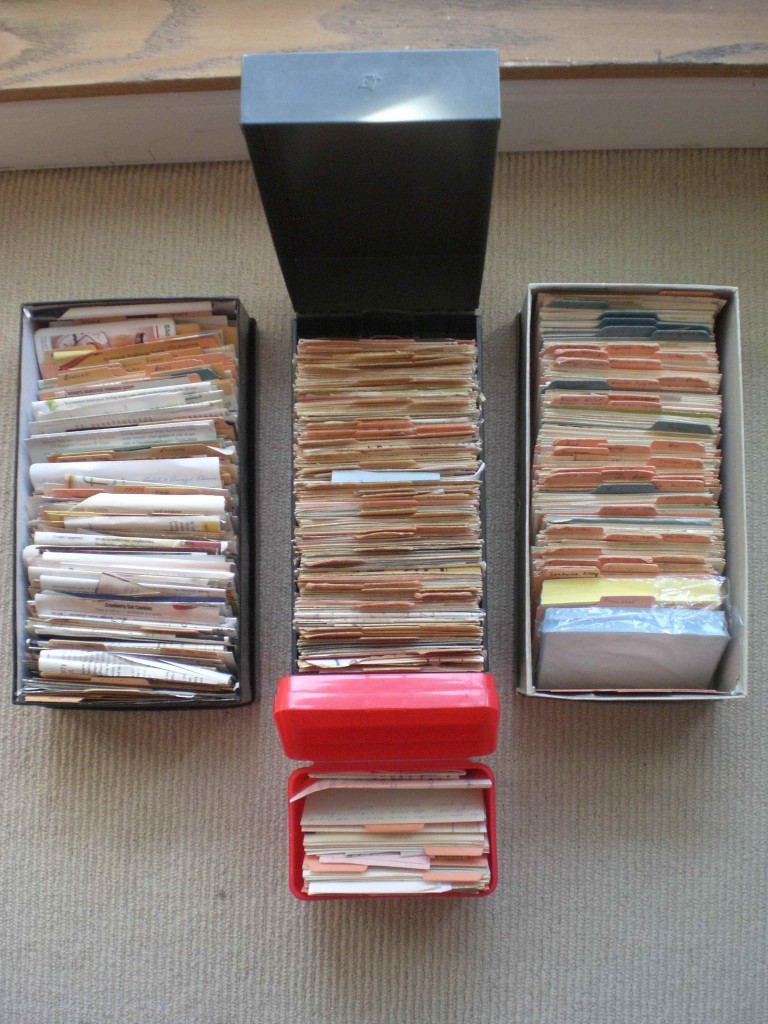 recipe boxes